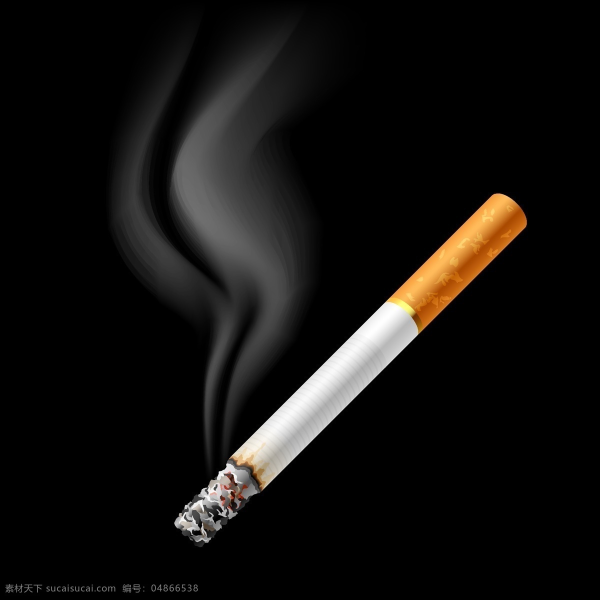 香烟矢量 生活的向量 向量项香烟 向量 黑色