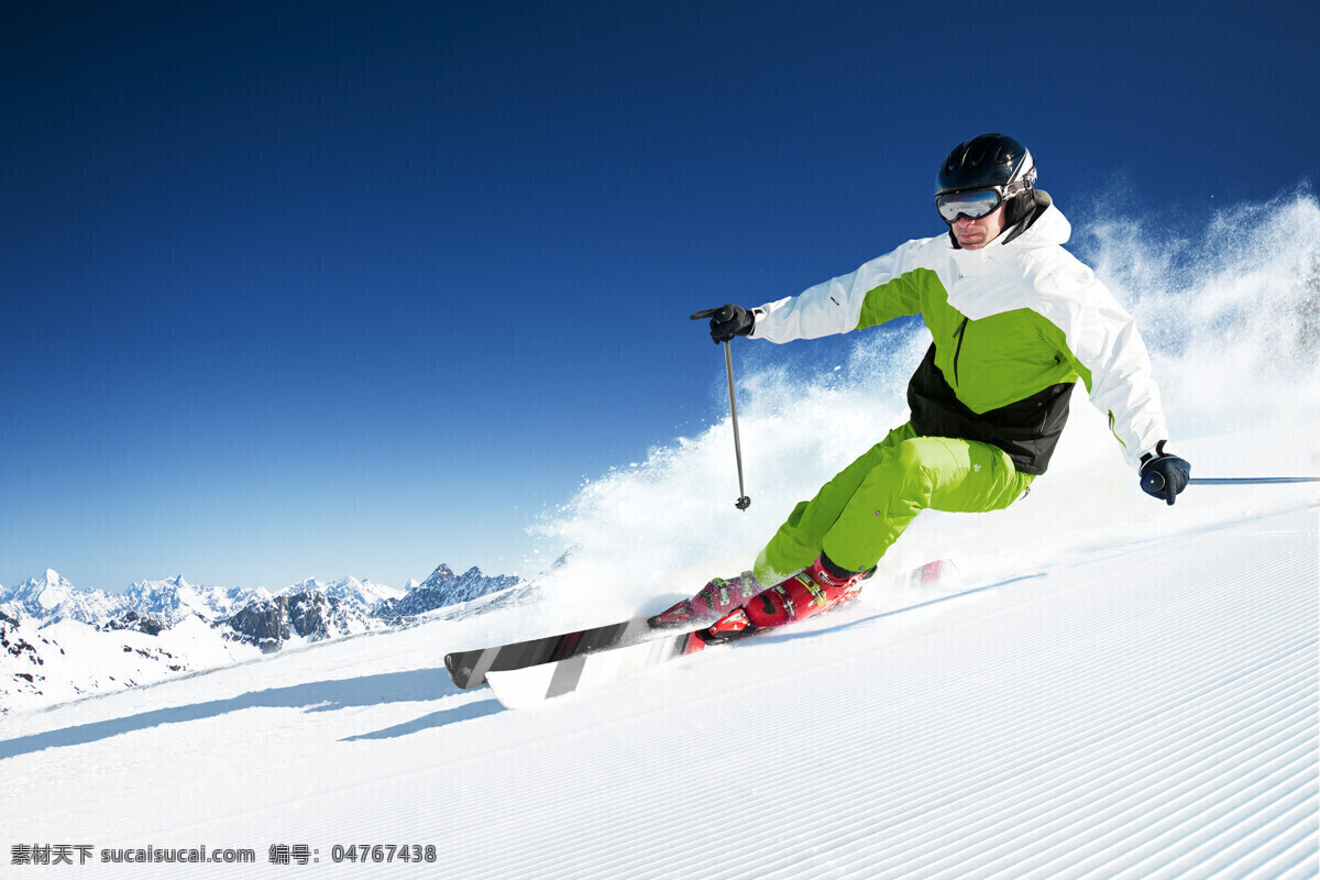 滑雪 运动健将 运动员 雪地 雪花 滑雪板 户外运动 其他类别 生活百科 白色