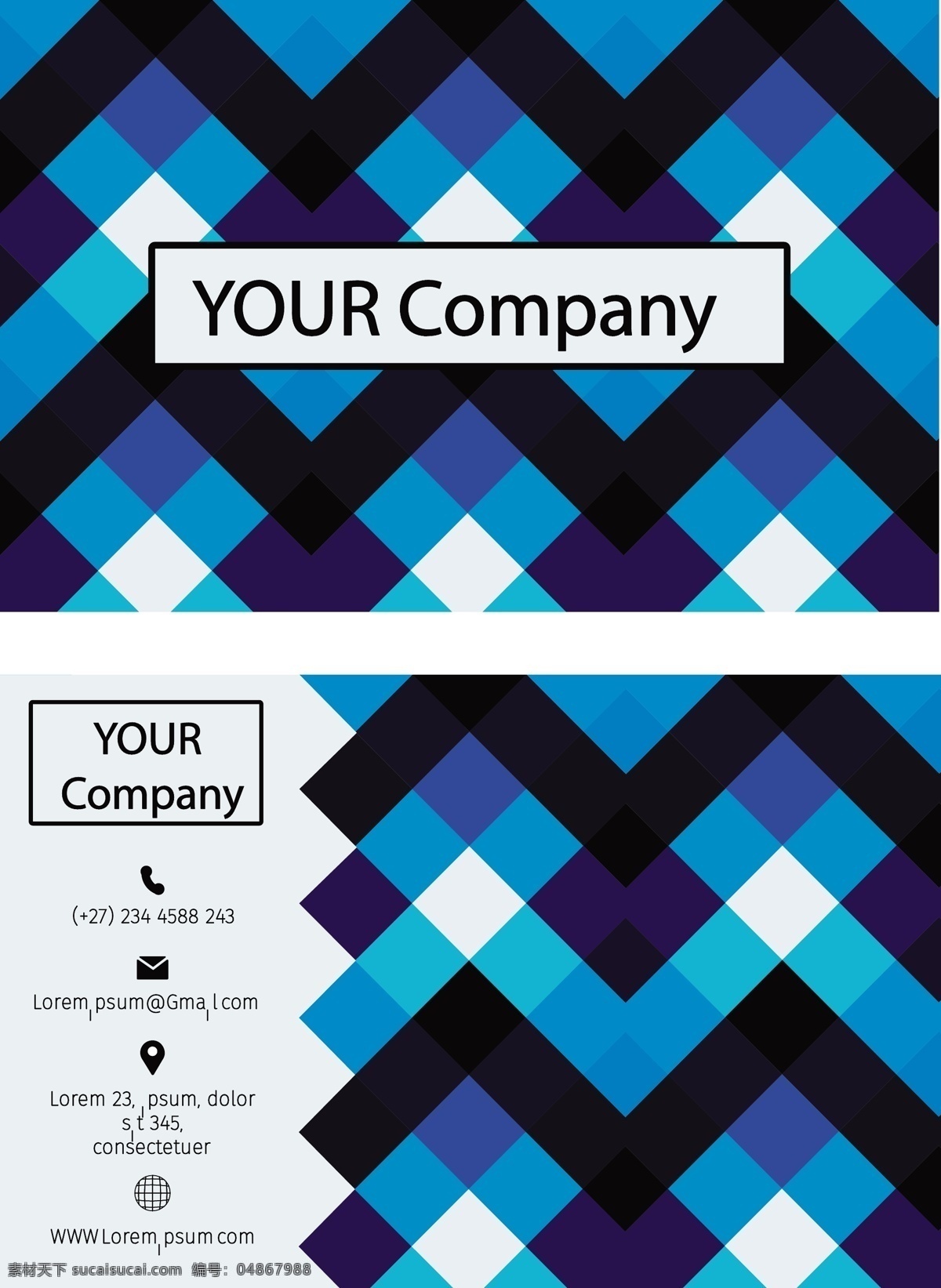 抽象 蓝色 名片 商标 商务 卡片 模板 办公室 展示 文具 公司 抽象标志 企业标识 品牌 现代 身份