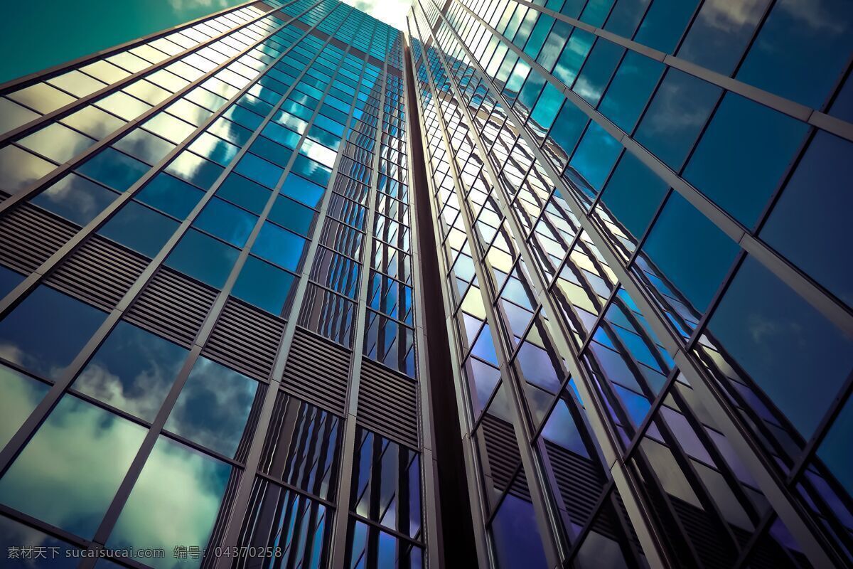 天空 玻璃 建筑 城市 架构 摩天楼 玻璃幕墙 现代 正面 建设 现代建筑 玻璃前 建筑园林 建筑摄影