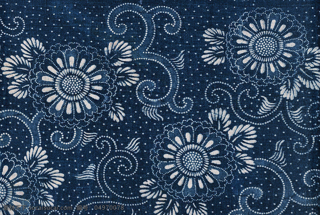 简约 深蓝色 底纹 花朵 壁纸 图案 斑点图案 壁纸图案 花朵图案 简约风格 深蓝色底纹