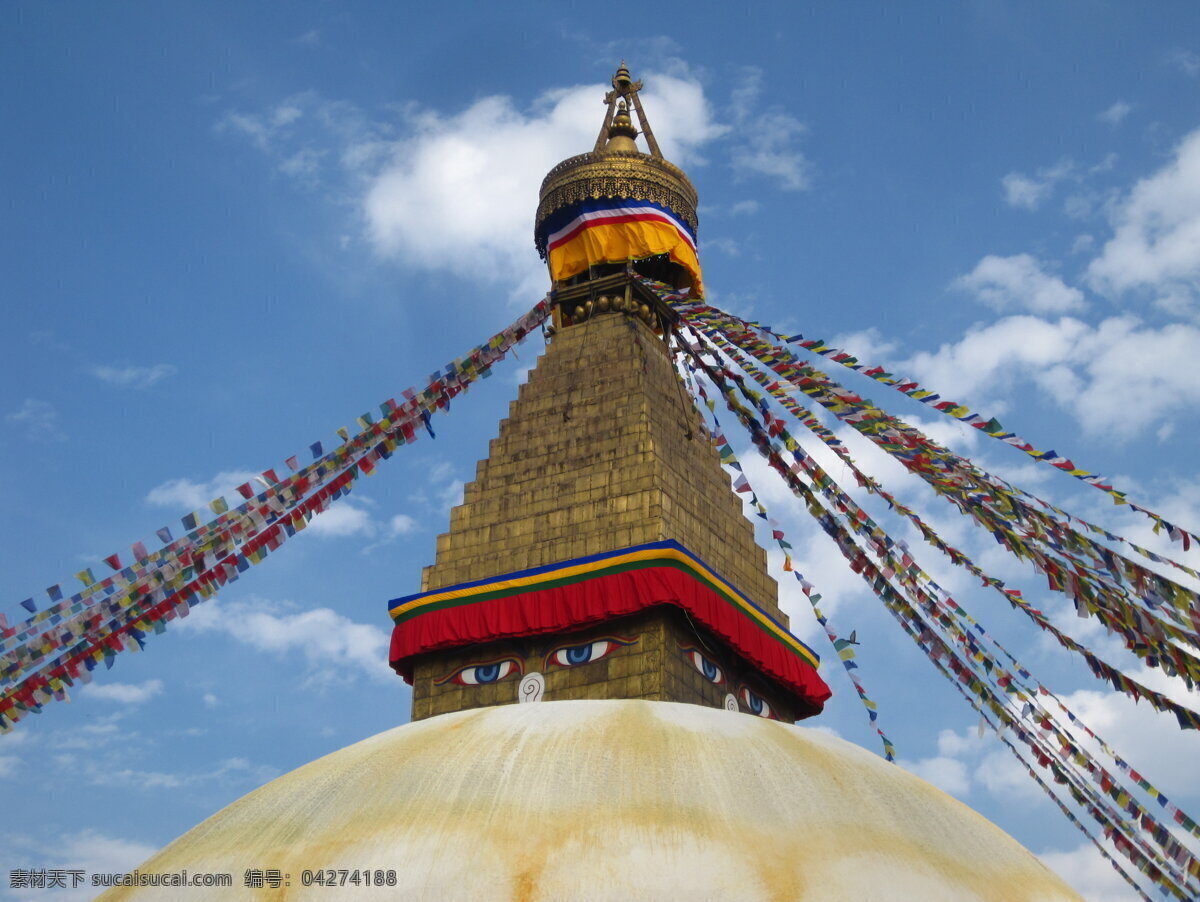 佛塔 天眼 佛教 藏传佛教 尼泊尔 宝塔 人文景观 旅游摄影 蓝色