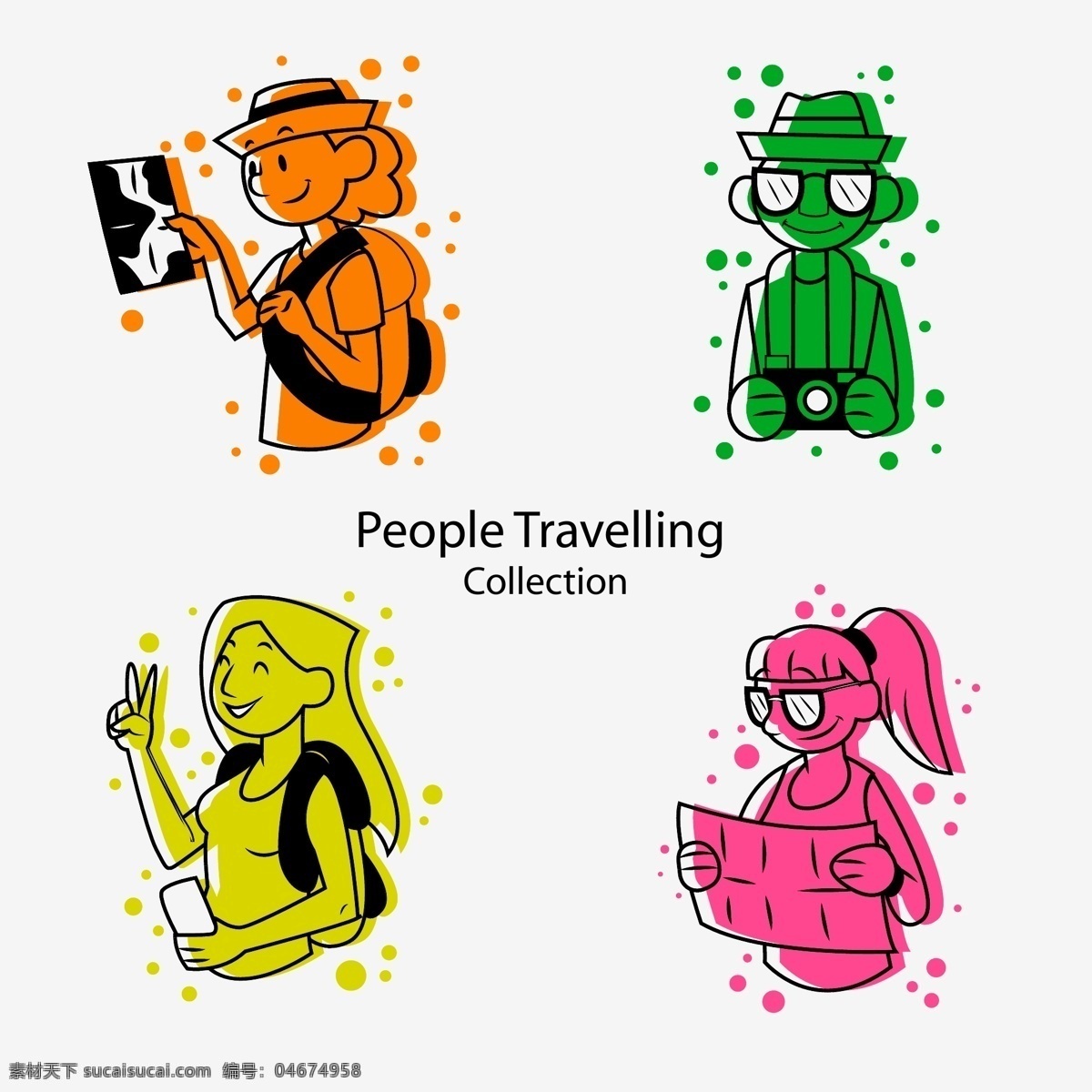 旅游人物 矢量人物 卡通人物 手绘人物 去旅行 人物插画 线条人物 线描人物 矢量游客 时尚人物 旅游男人 旅游女人 旅游元素 旅游素材 旅行元素 旅行素材 人物卡通 人物图库 生活人物