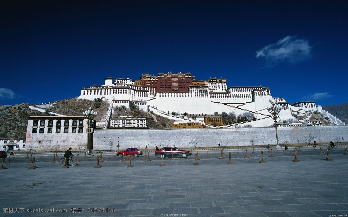 拉萨 度假村 背景 房屋 高原 国内旅游 旅游摄影 黑色