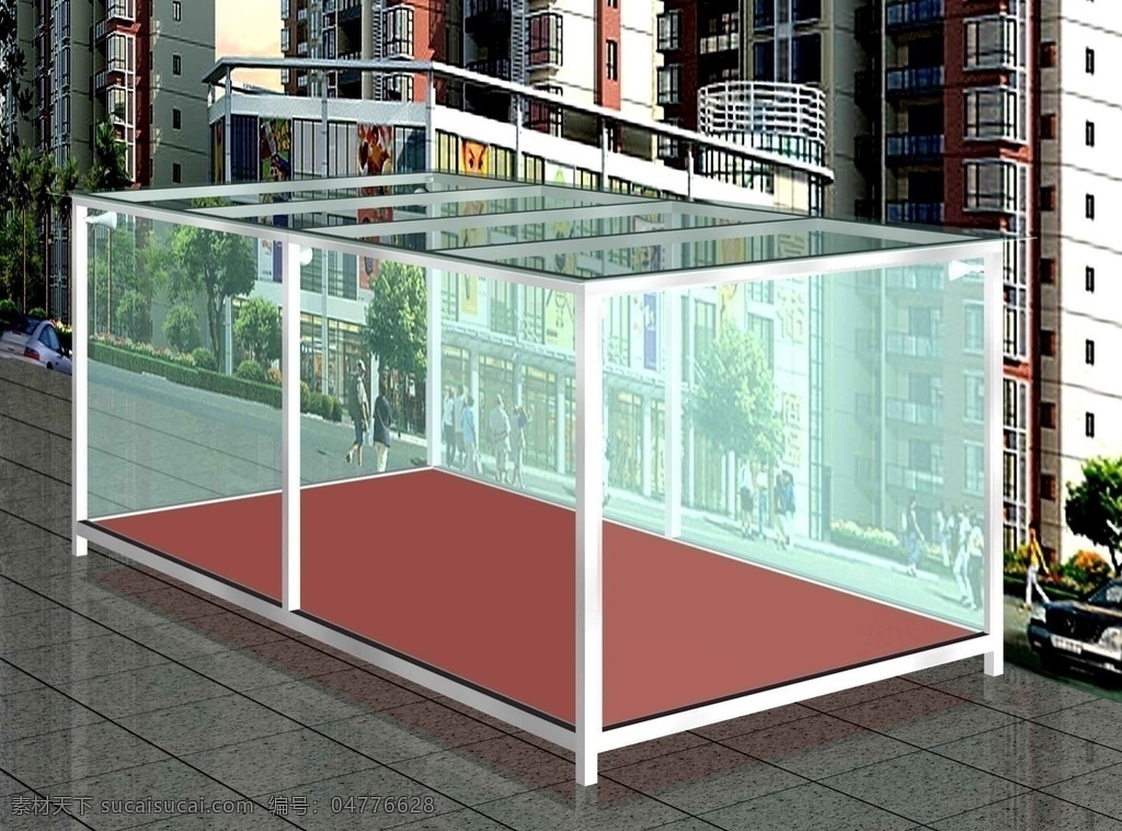 白钢玻璃柜子 白钢架子 玻璃架子 长方形柜子 展品玻璃柜 3d设计 3d作品 max