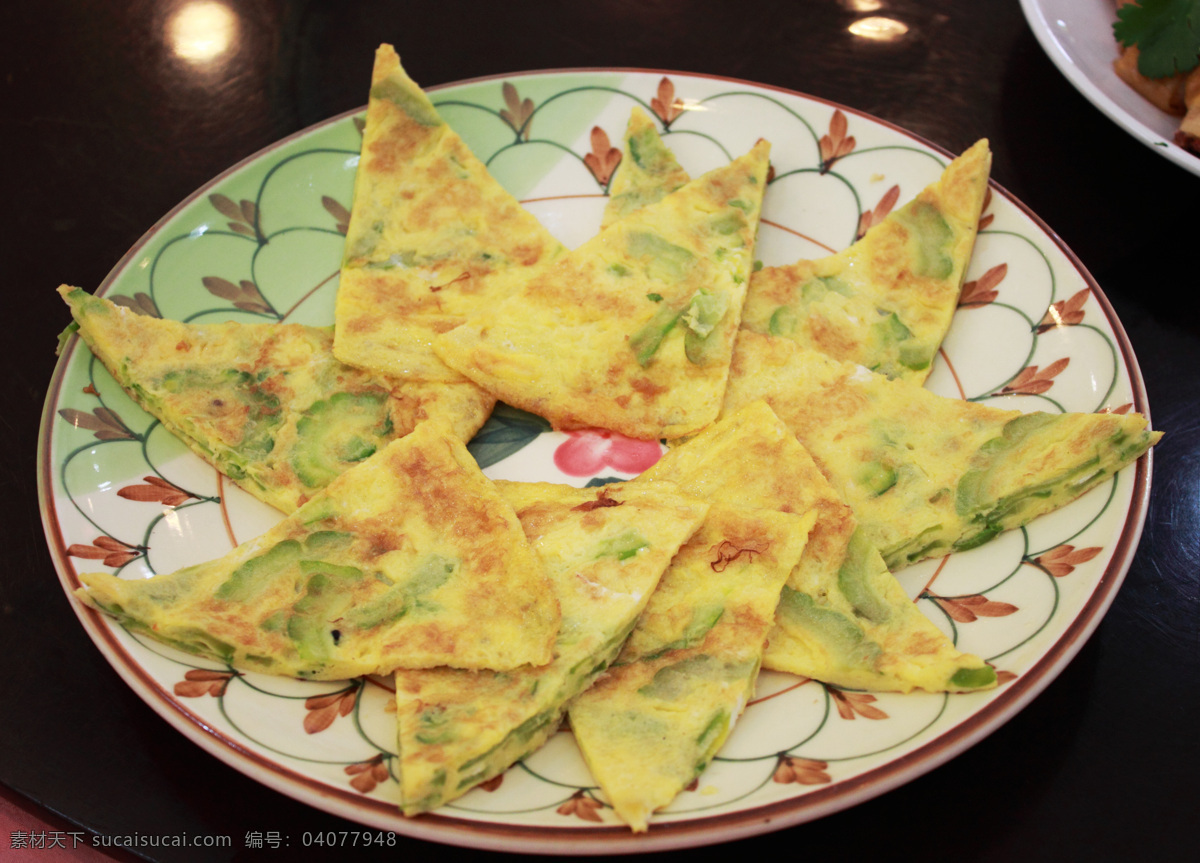 凉瓜煎蛋 美味 食品 菜式 凉瓜 蛋 传统美食 餐饮美食