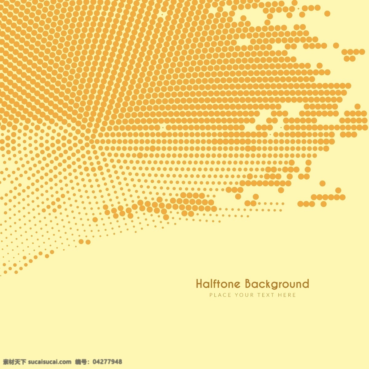 黄色 网点 矢量 背景 矢量背景 网点背景 黄色背景