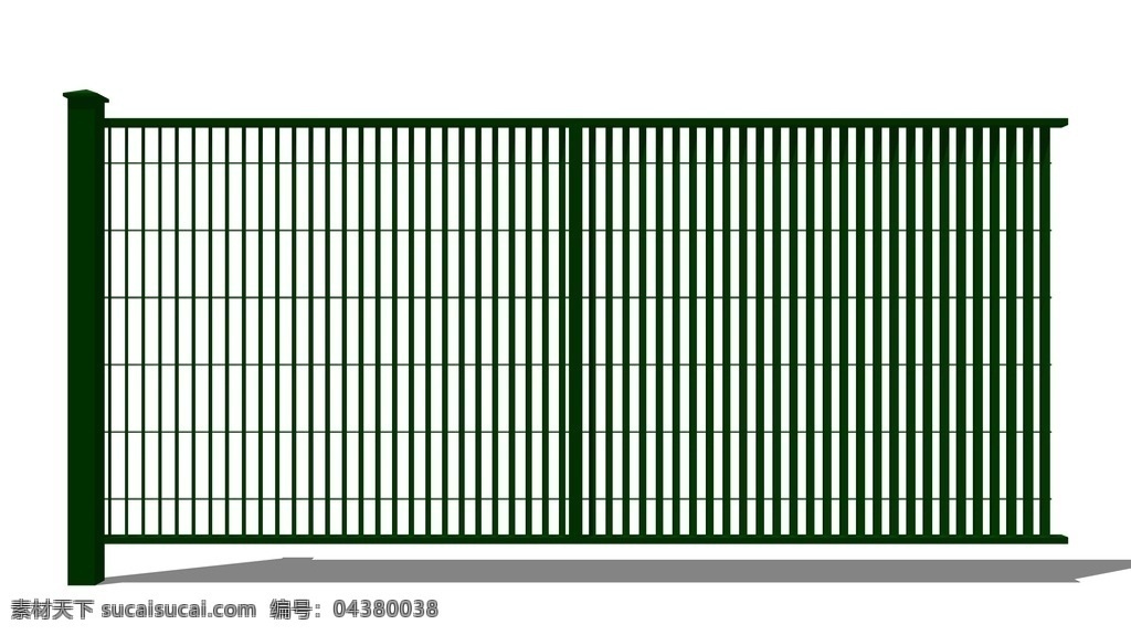 su围栏模型 su栅栏模型 su围墙模型 铁艺围栏 围墙设计 别墅设计 小区设计 su建筑 环境设计 园林设计 skp