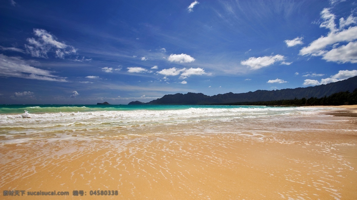 风景壁纸 海边风景 海浪 海滩 礁石 蓝天 自然风景 风景图片 海边 风景 系列 二 自然景观 psd源文件