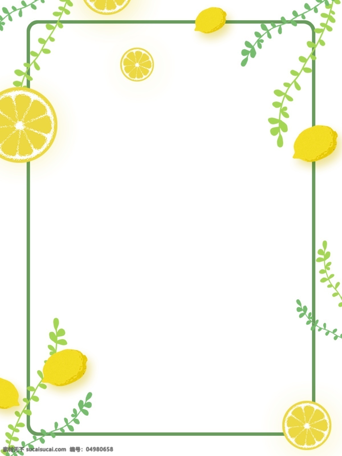白色 系 小 清新 夏日 柠檬 水果 宣传 背景 白色系 原创 宣传背景 小清新