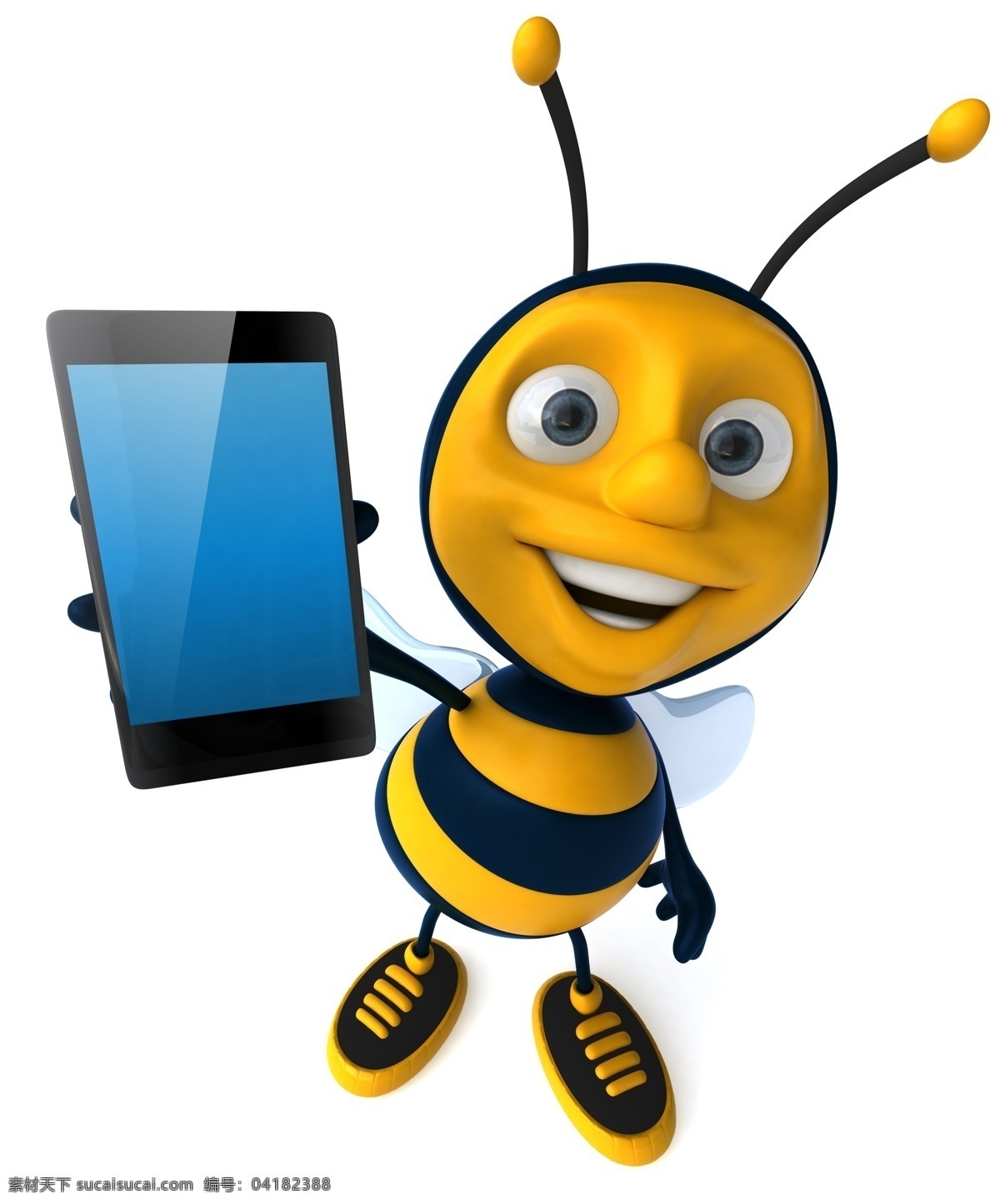触 屏 手机 蜜蜂 触屏手机 数码产品 昆虫 3d动物 手机图片 现代科技