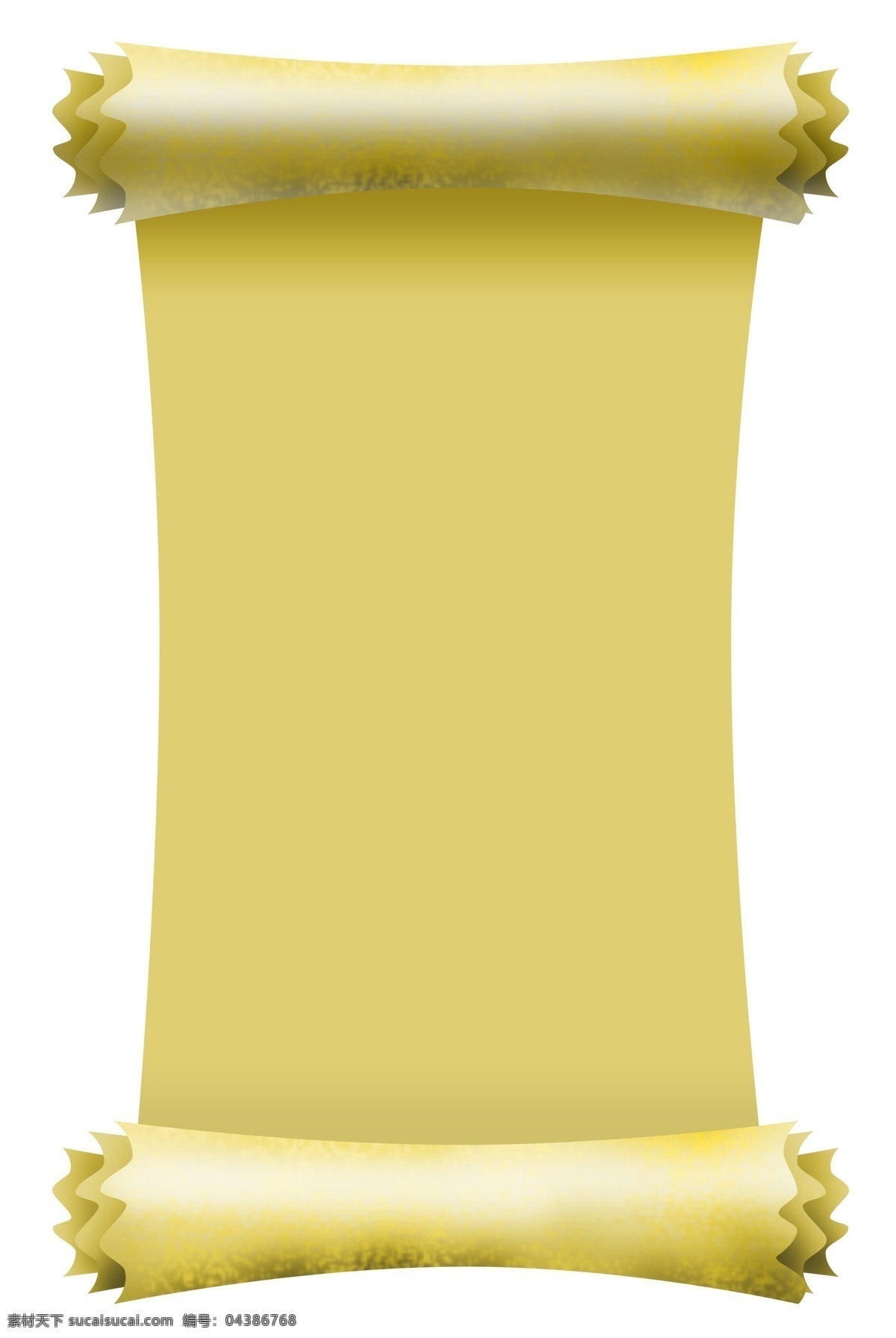 黄色 卷轴 边框 手绘 插画 黄色的卷轴 漂亮的卷轴 古风卷轴 卷轴装饰 卷轴插画 精美卷轴 打开的卷轴 卷轴边框