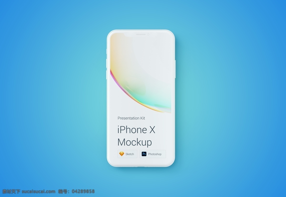 iphonexui 界面 样机 模型 模板 展示 iphonex ui 移动 app 排版 包装 白色