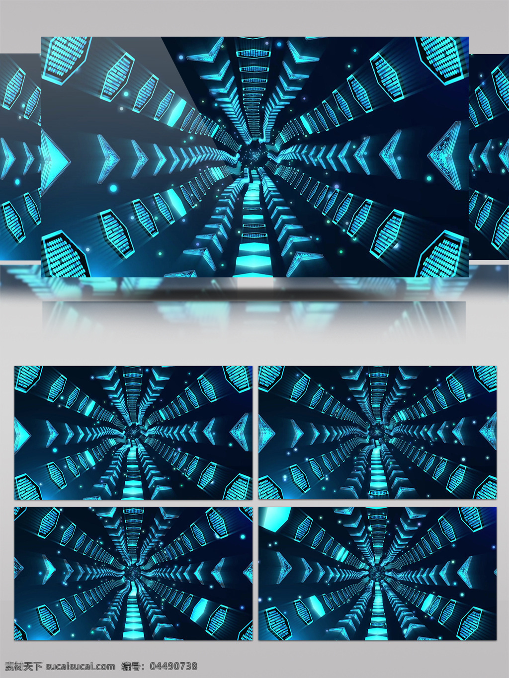 青色 波纹 发散 视频 迷离炫酷 青色水波纹 波纹特效 渲染灯光 华丽光转 三维动态类 几何魔法 空间几何变换 3d视频素材 特效视频素材