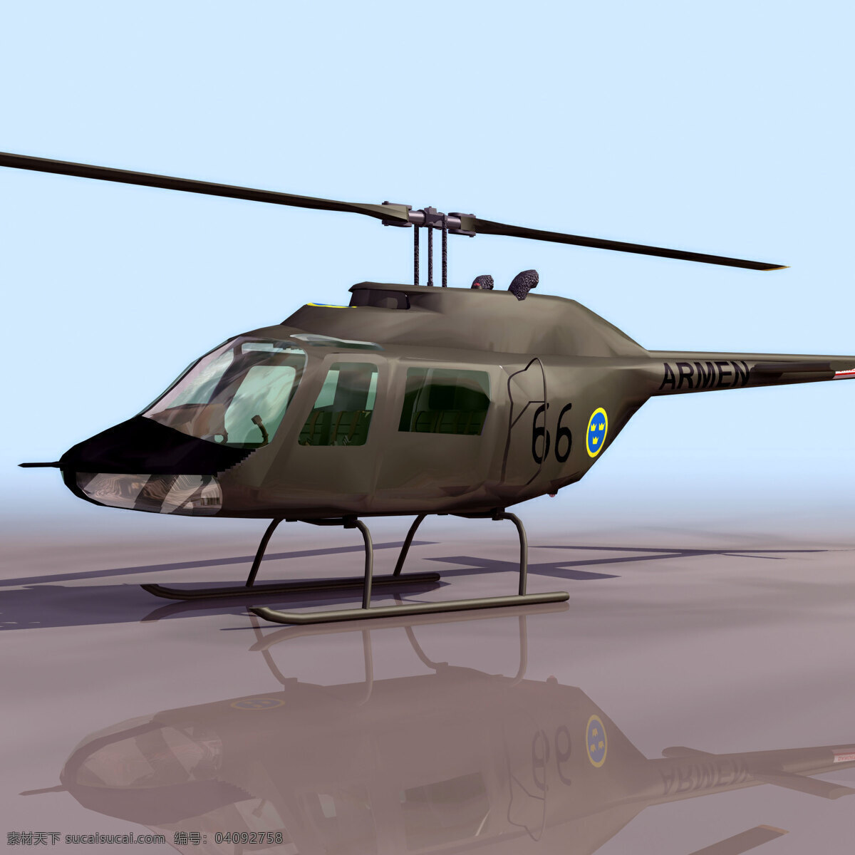 直升机 模型 abjetr2 直升机模型 民用飞机 3d模型素材 电器模型