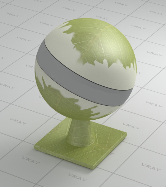树叶 材质 球 max9 黄色 植物 有贴图 3d模型素材 其他3d模型