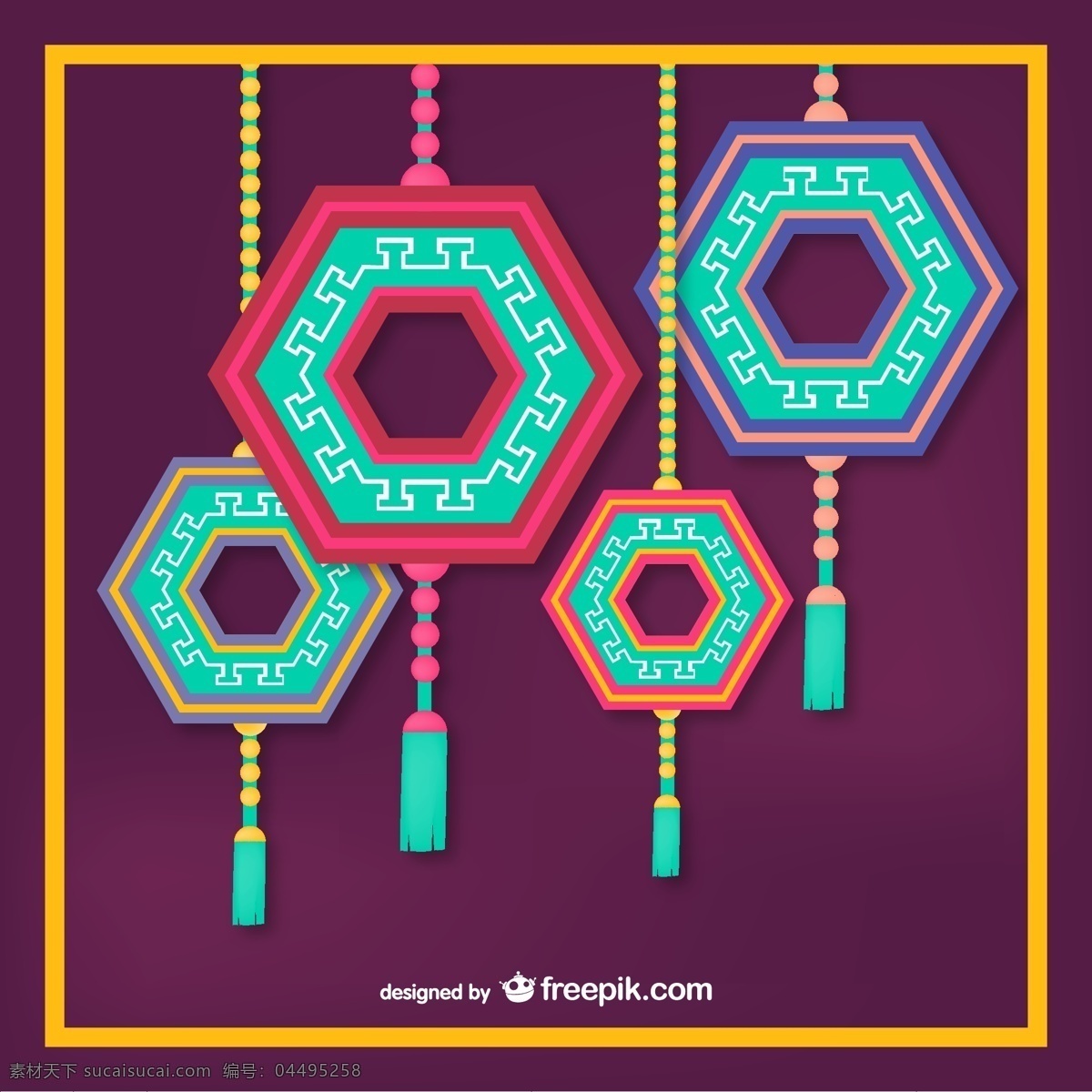 韩国挂件 装饰 装饰元素 亚洲 挂 韩国 传统 元素 传统元素 挂装饰 典型的亚洲人 紫色