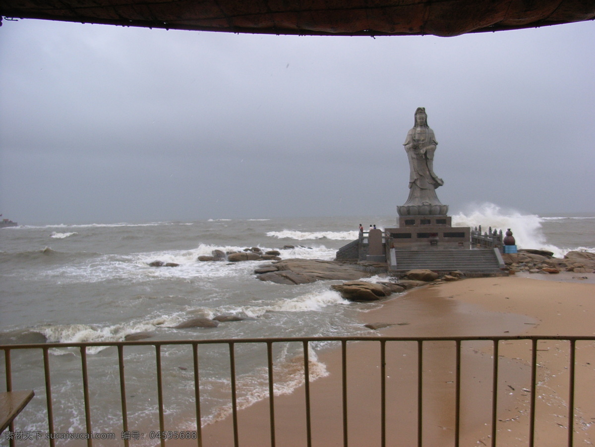 妈祖 海 海浪 海滩 旅游风景 旅游摄影 摄影图库 厦门 自然风景 妈祖像 psd源文件