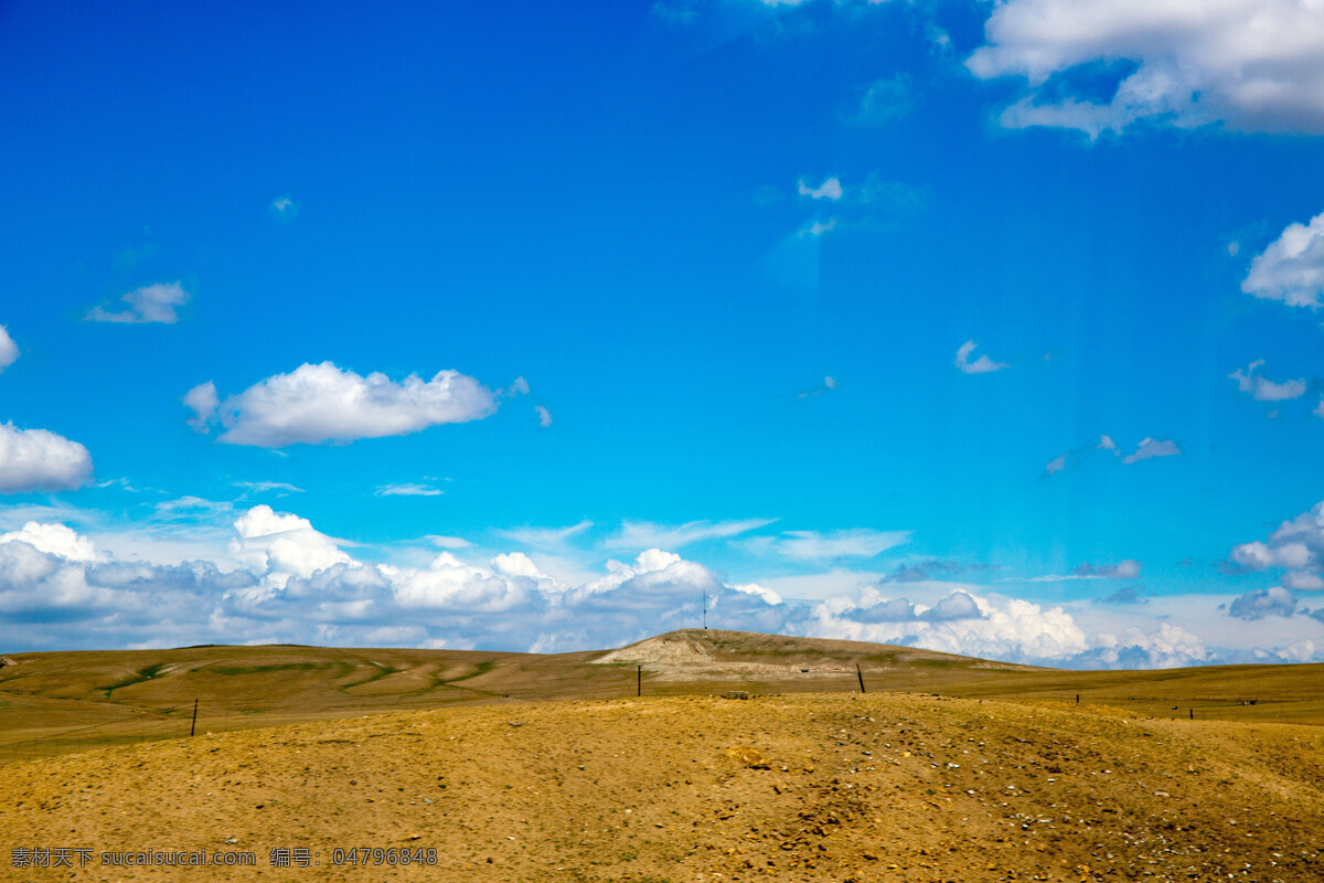 草原风光 内蒙古 呼伦贝尔 草原 蓝天 白云 大 旅游摄影 国内旅游