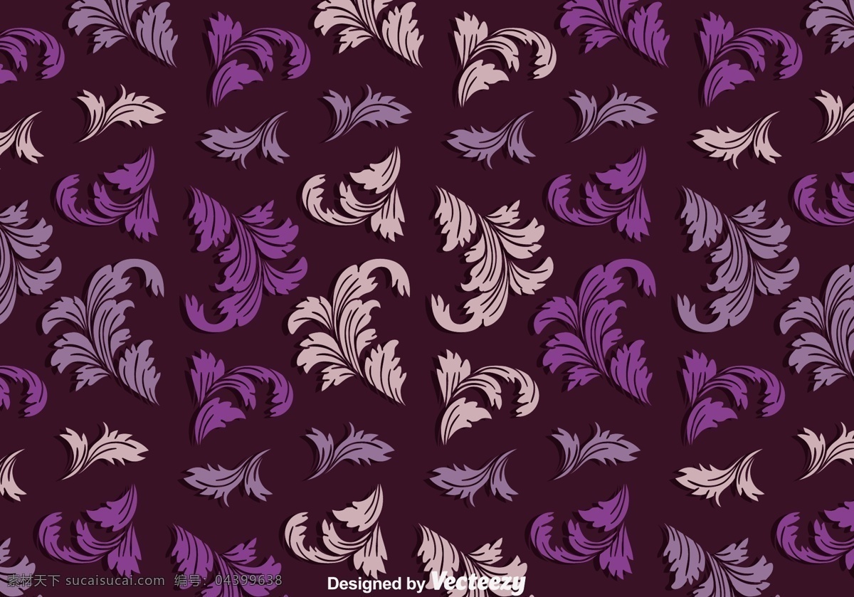 老式 老鼠 紫色 花纹 模式 背景 壁纸 复古 传统 装饰 巴洛克