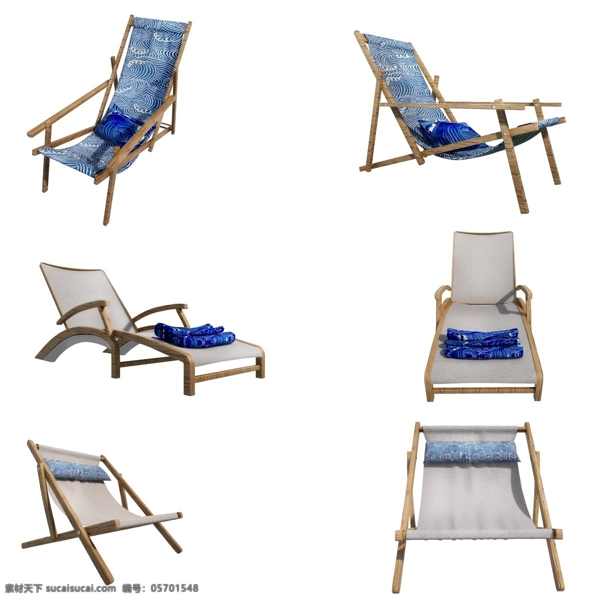 质感 沙滩 躺 椅套 图 躺椅 沙滩椅 夏天 精致 海边 仿真 和风 套图