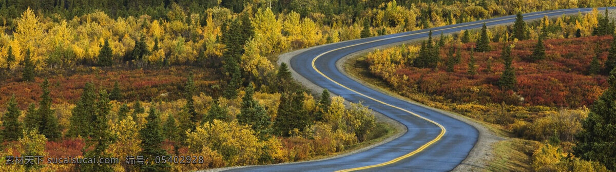 连绵 公路 banner 背景 大气 海报 简洁 现代感