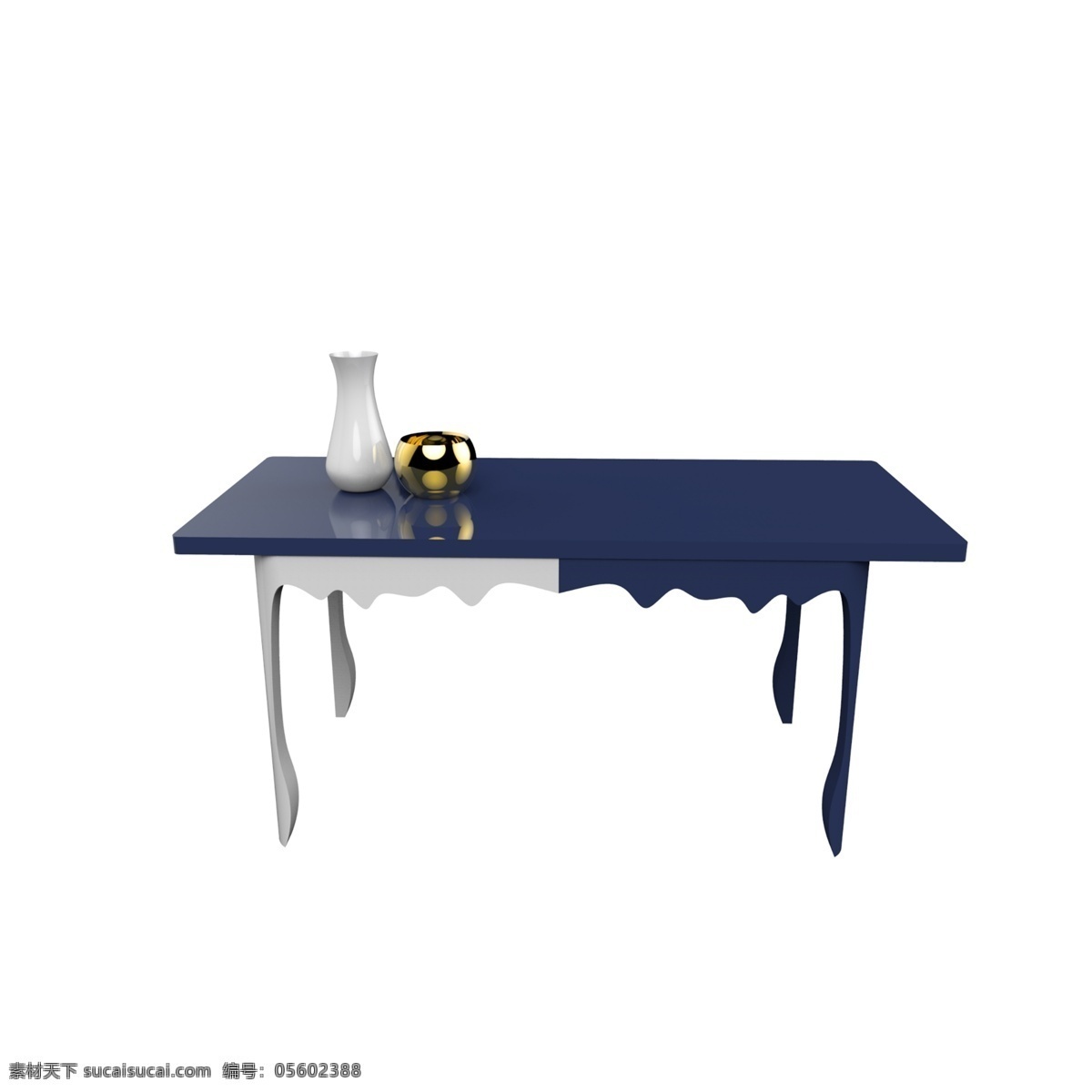 蓝白色 拼接 桌子 北欧 风 家居 小桌子 家居产品 柜体家居 家装节 简约小桌子 木制家具 实木家具