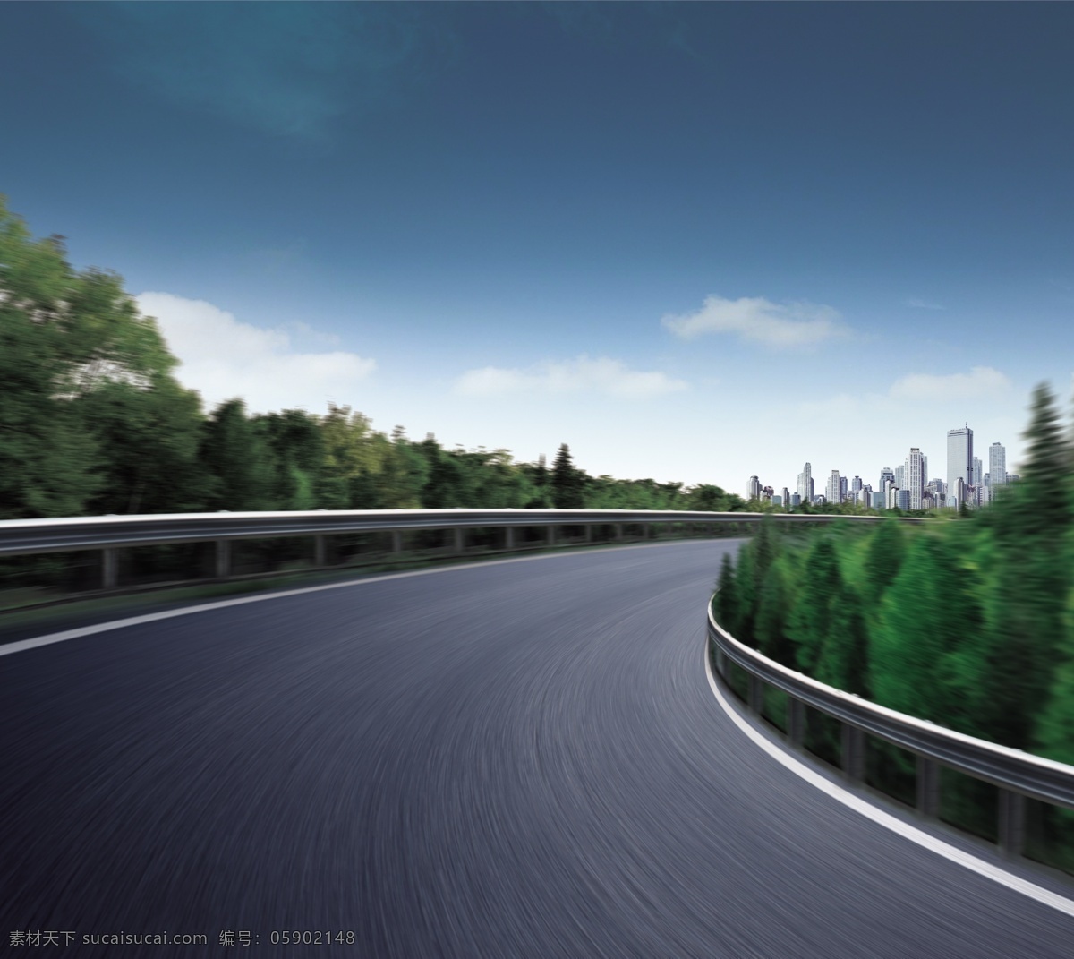 高速 道路 风景 速度 楼 自然风光 自然景观