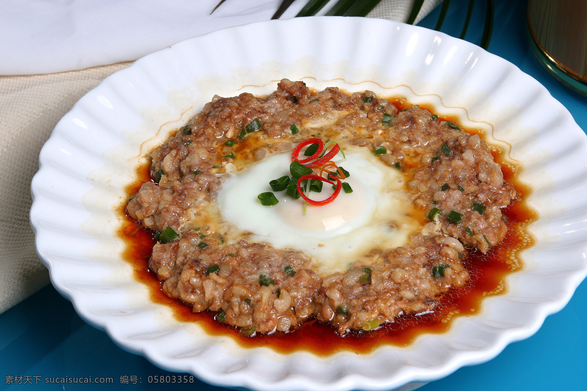 肉末蒸蛋 肉沫蒸蛋 鸡蛋 肉沫 蒸菜 家常菜 传统美食 餐饮美食 高清菜谱用图