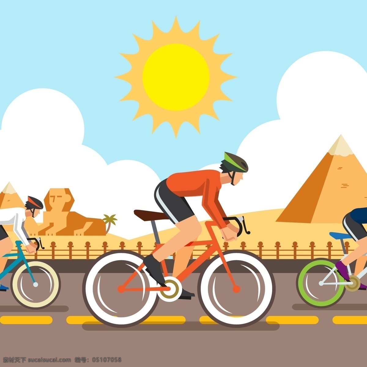 自行车比赛 运动 体育运动 奥运会 比赛 运动海报 运动比赛海报 运动员 户外运动 室内运动 运动俱乐部 体育馆海报 卡通设计