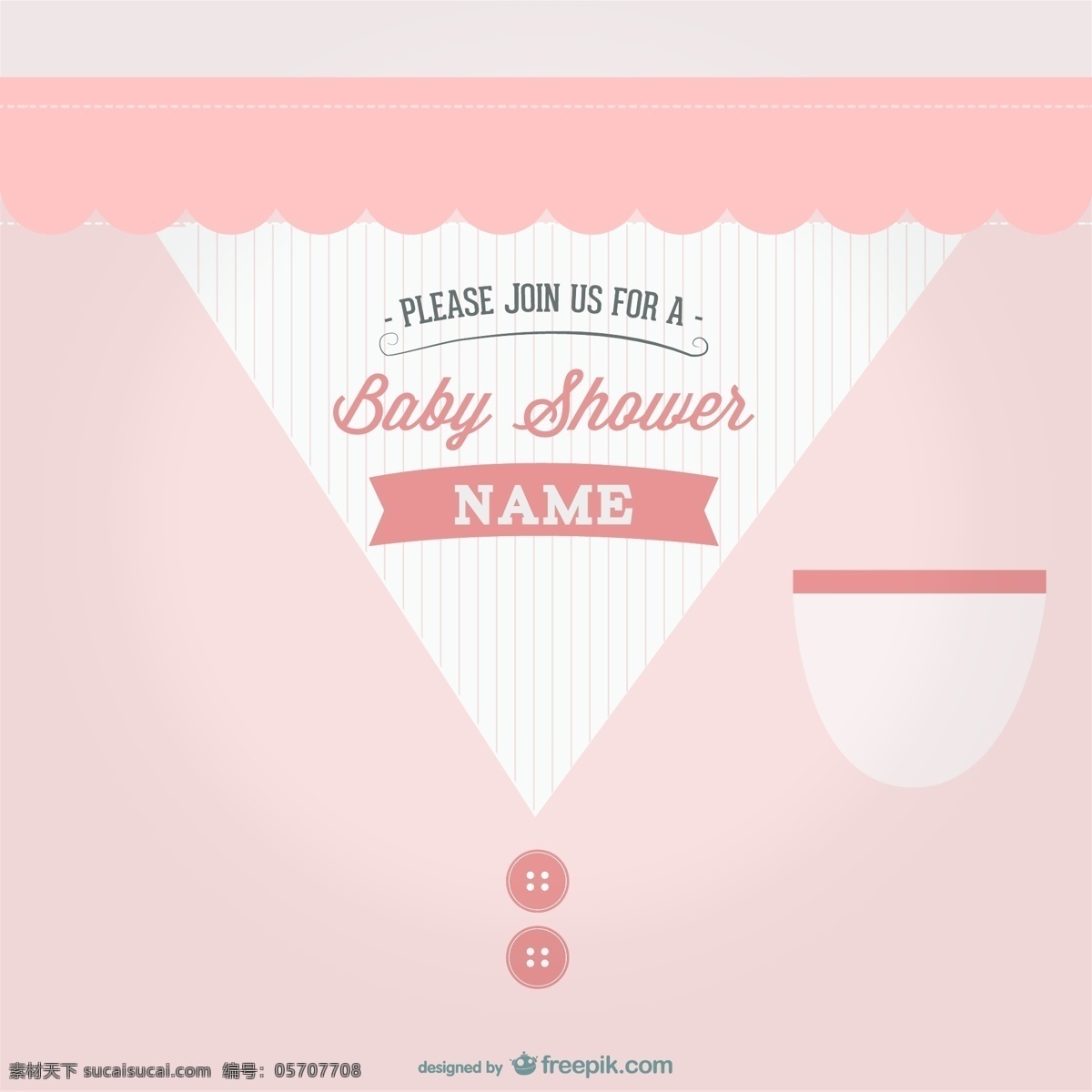 婴儿 淋浴 派对 卡片 时尚 婴儿淋浴 模板 花边 粉红色 文字 布局 优雅 甜美 婴儿女孩 适合 信息 时尚女孩 新生儿 白色