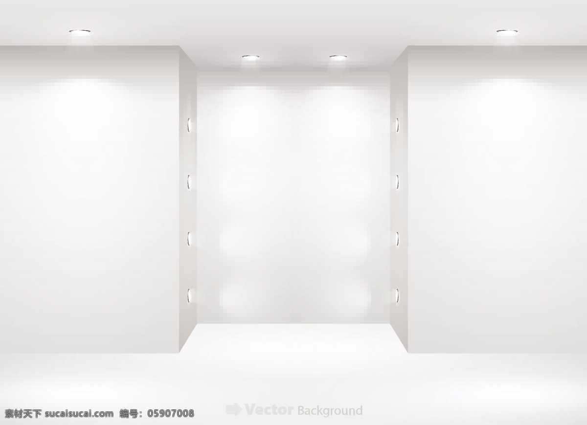 画廊 展示 背景 矢量图 其他矢量图