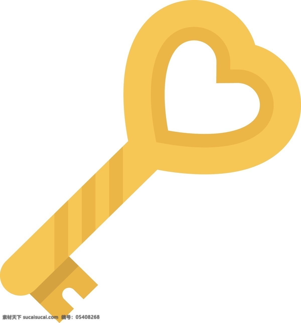 浪漫钥匙图标 浪漫 情人节 图标