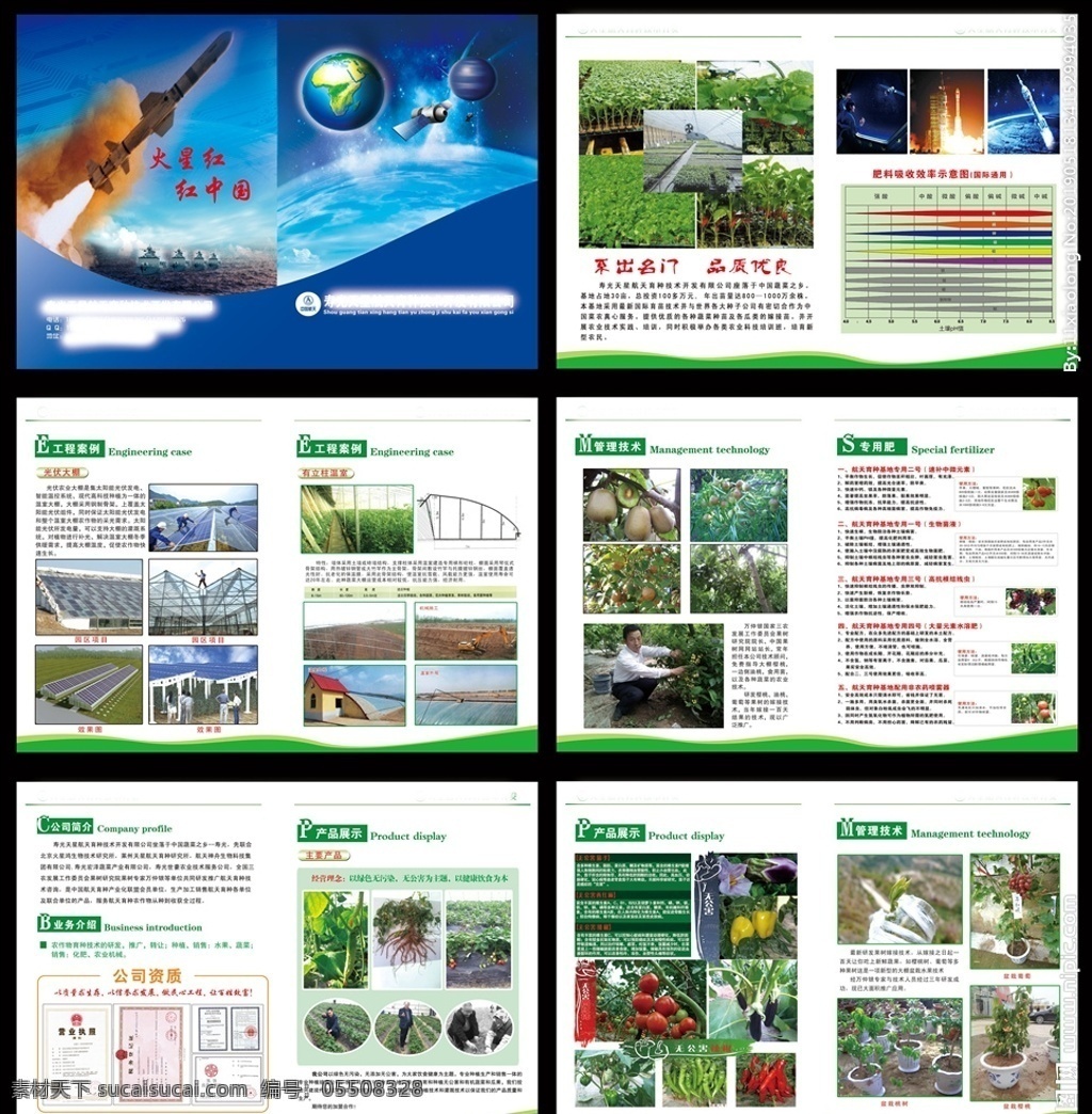 种子公司画册 农业育种 公司宣传 农业技术 企业文化 种子广告 设计素材 分层