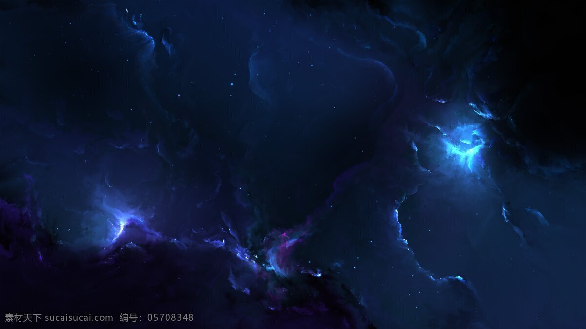 黑色 梦幻 宇宙 唯美 星空 背景