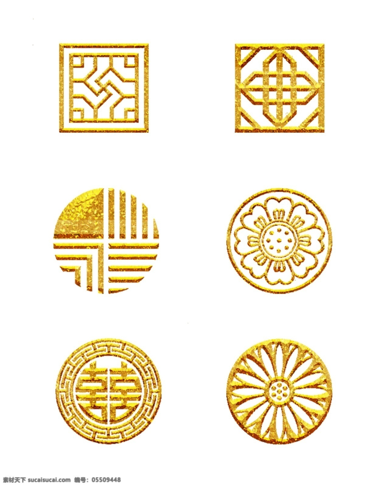中国 风 中式 古典 花纹 底纹 金色 纹理 商用 元素 古风 中国风