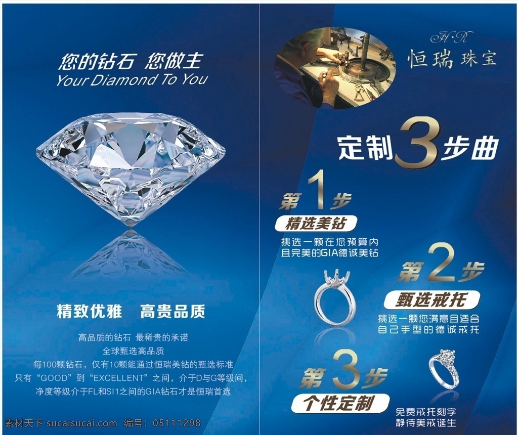 珠宝 钻石定制 定制流程 珠宝定制 莫桑钻 工作
