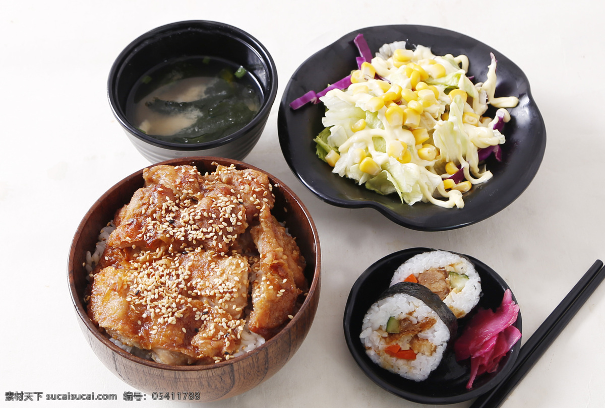 私房 烧鸡 排 饭 套餐 照烧鸡排 照烧 日式 料理 餐饮美食 传统美食