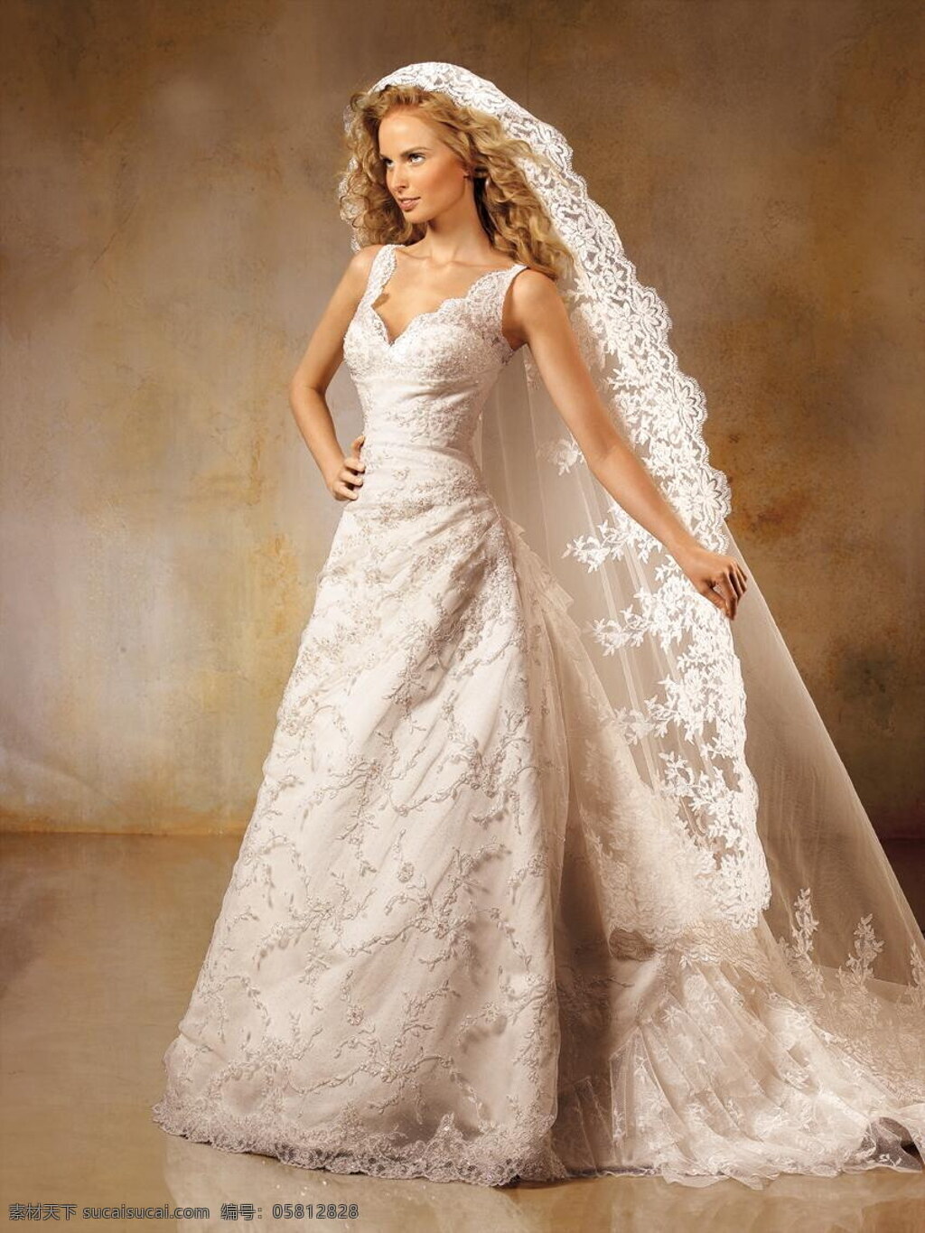 白色 唯美 婚纱 高清 欧美 复古 新娘