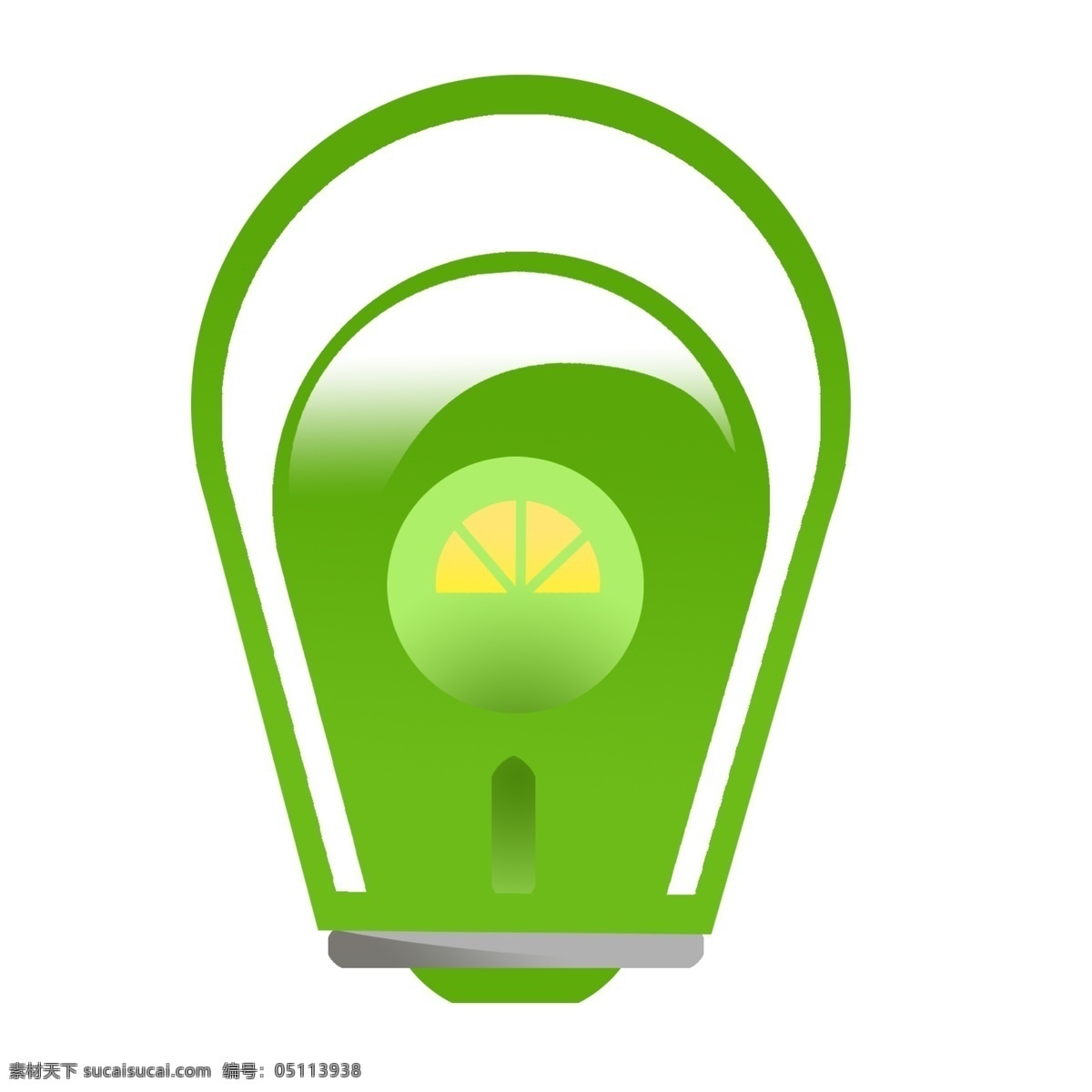 绿色 卡通 灯泡 插画 创意的灯泡 绿色卡通灯泡 led灯 光管 绿色灯泡 能源灯泡 节能灯插画 电力灯泡