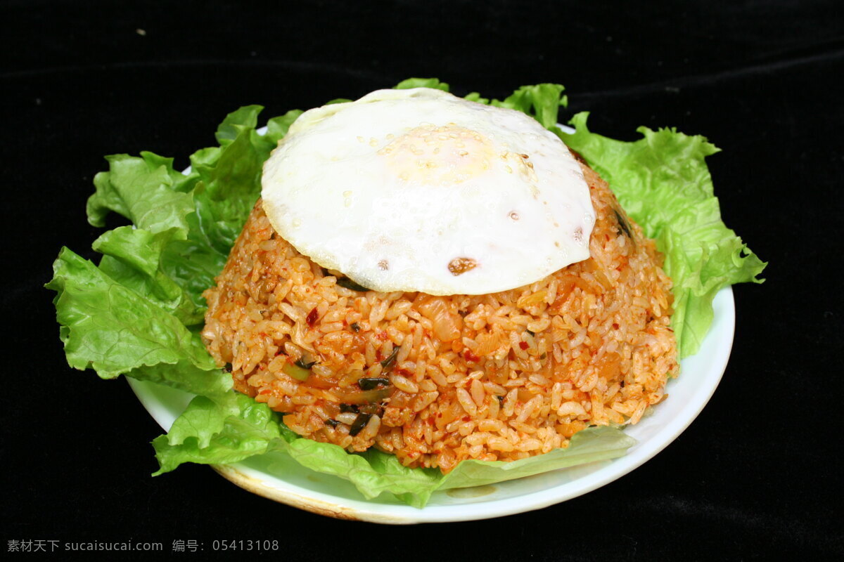 泡菜炒饭 泡菜 炒饭 韩国 西餐美食 餐饮美食