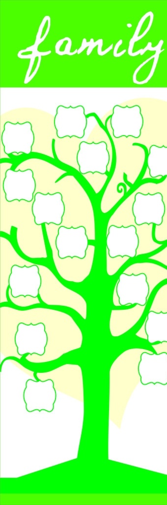 相框照片树 树 字 相框 文本 图 海报