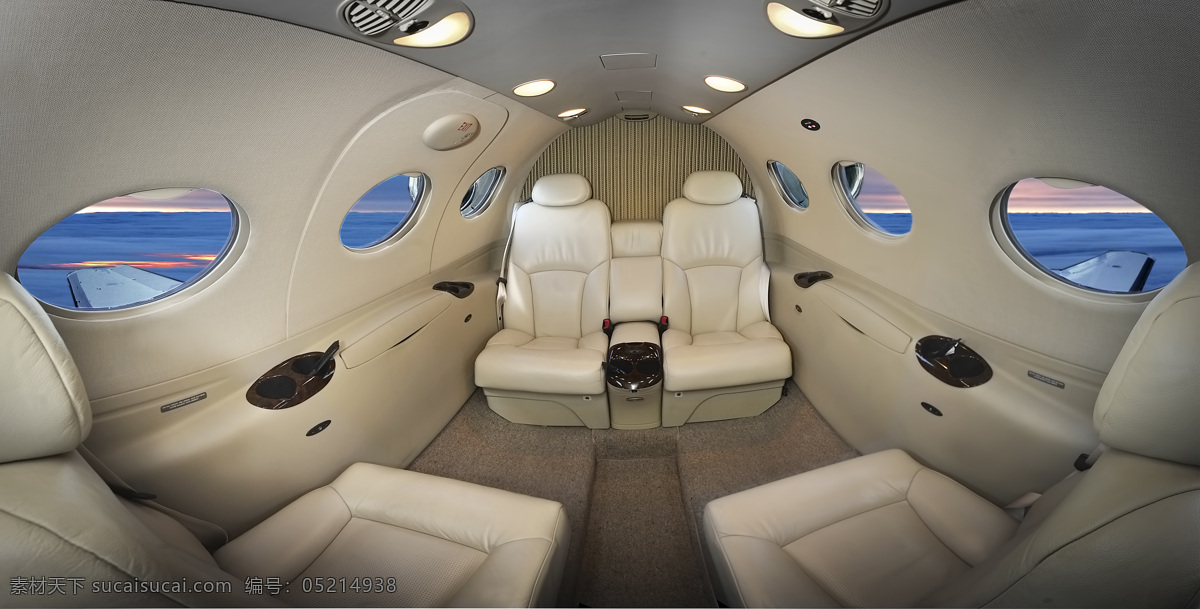 飞机内部 飞机内饰 飞机 客机 小型飞机 私人飞机 富豪飞机 交通工具 现代科技
