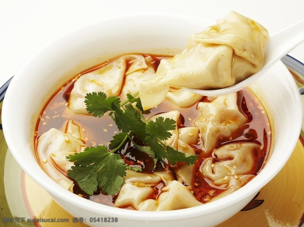 红油混沌 中国料理 传统美食 餐饮美食