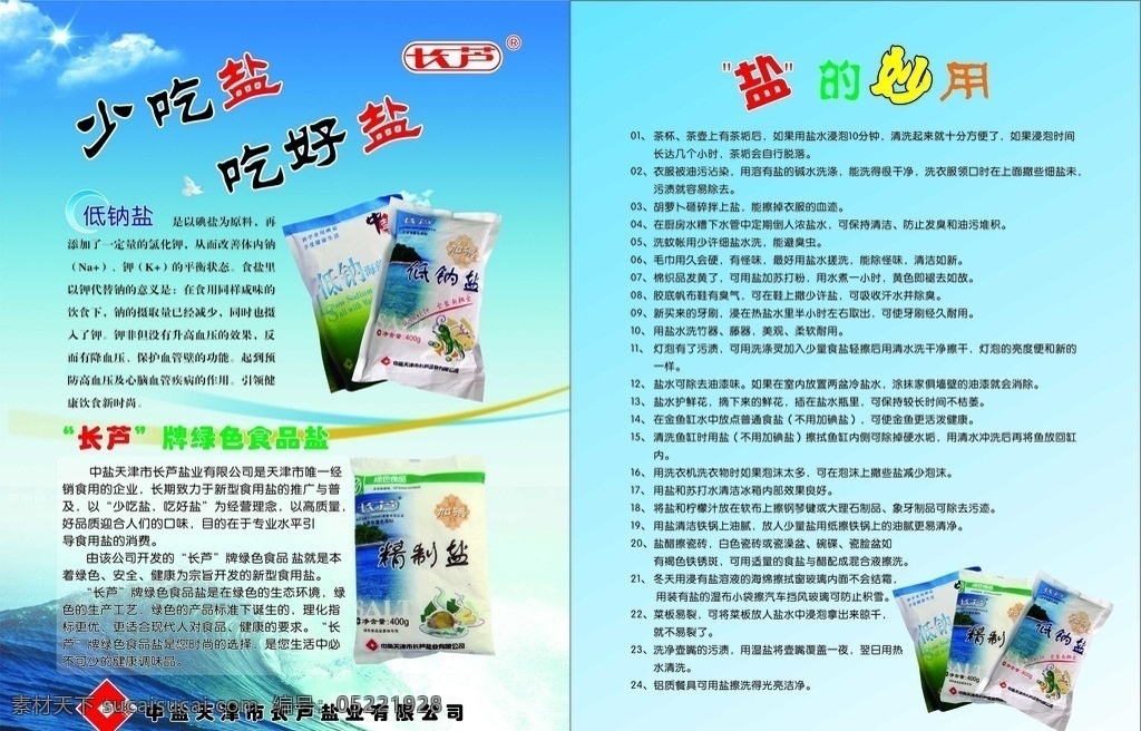 中盐dm单 中盐传单 盐业dm单 dm单 盐宣传单 dm宣传单 矢量