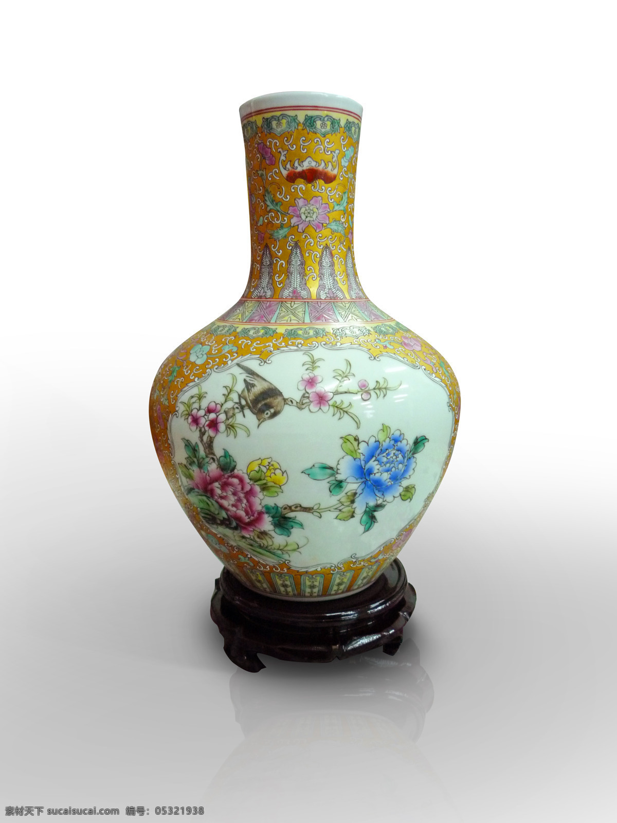 瓷器 传统花纹 精美花纹 花鸟 明清花纹 传统文化 文化艺术