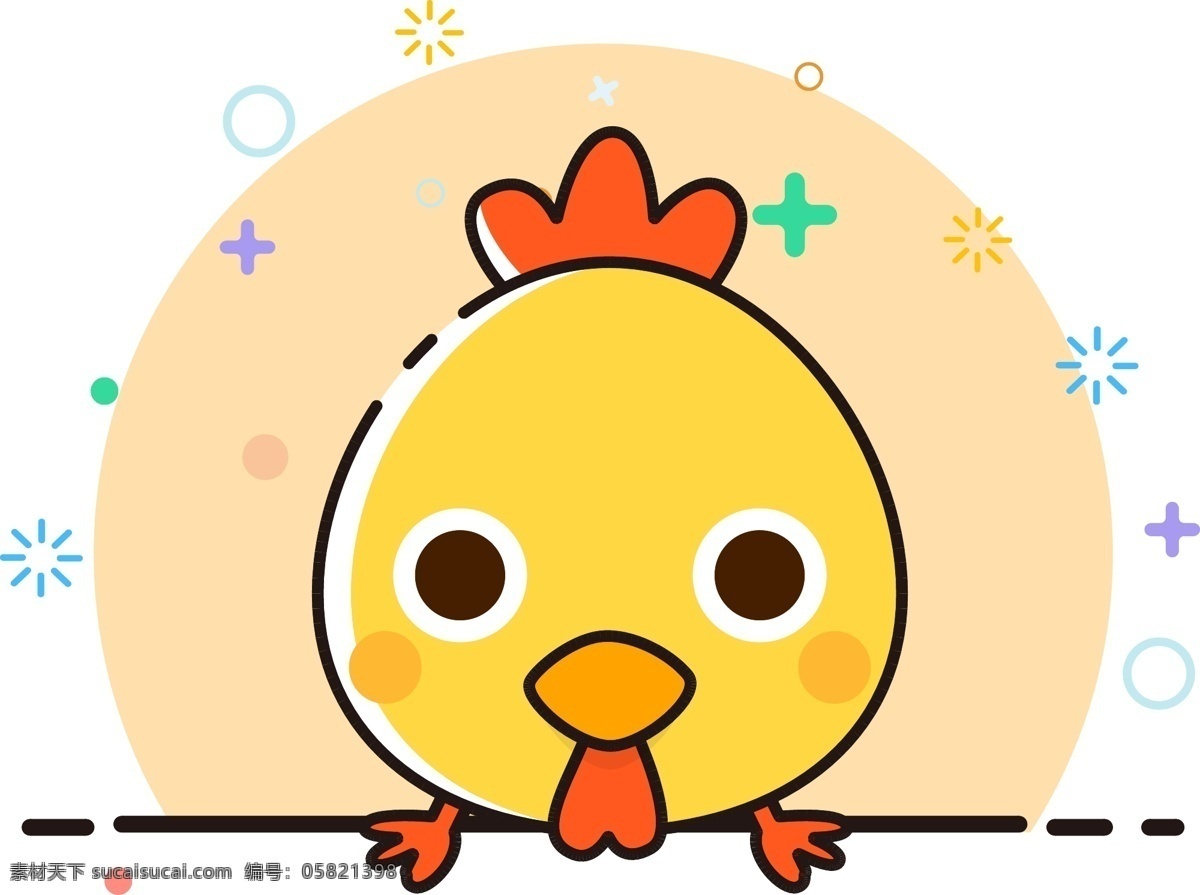 meb 风格 卡通 手绘 可爱 小鸡 矢量图 小 图标 卡通手绘 小图标 meb风格