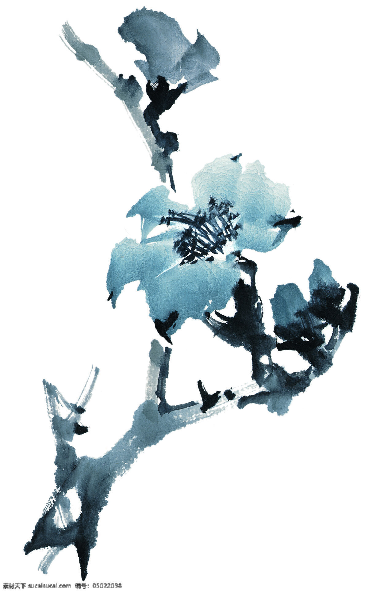 水墨 花卉 白描 工笔 国画 绘画 泼墨 山水 手绘 水墨花卉 文化 中国画 芥子园 艺术 石墨 写意 意境 文化艺术