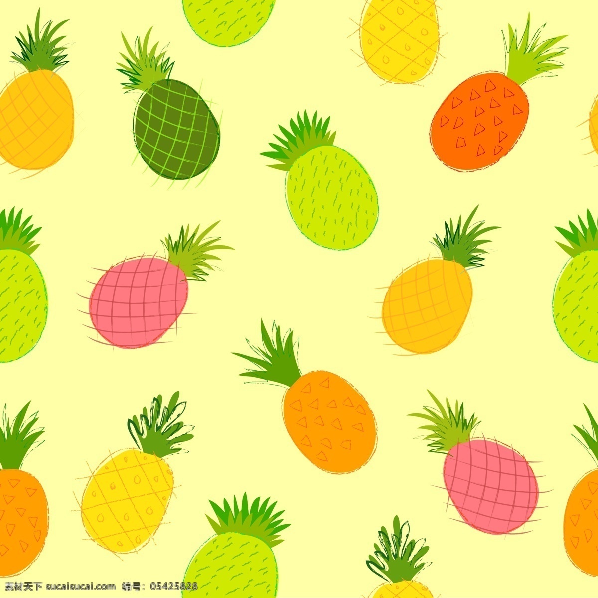 菠萝 水果 新鲜菠萝 菠萝底纹 矢量菠萝 菠萝汁 食品蔬菜水果 生物世界