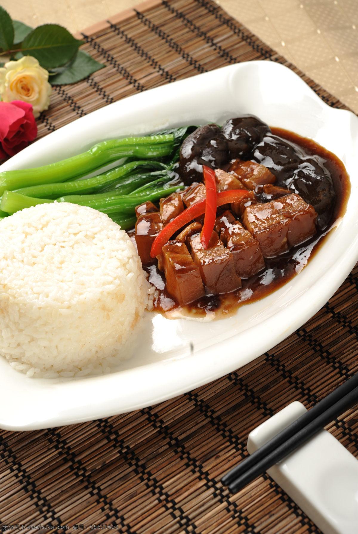 东坡肉饭 中餐 美食 米饭 饭食 餐饮美食摄影 传统美食 餐饮美食